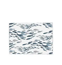Harman Fishes Printed Washable Accent Mat-17.5x30