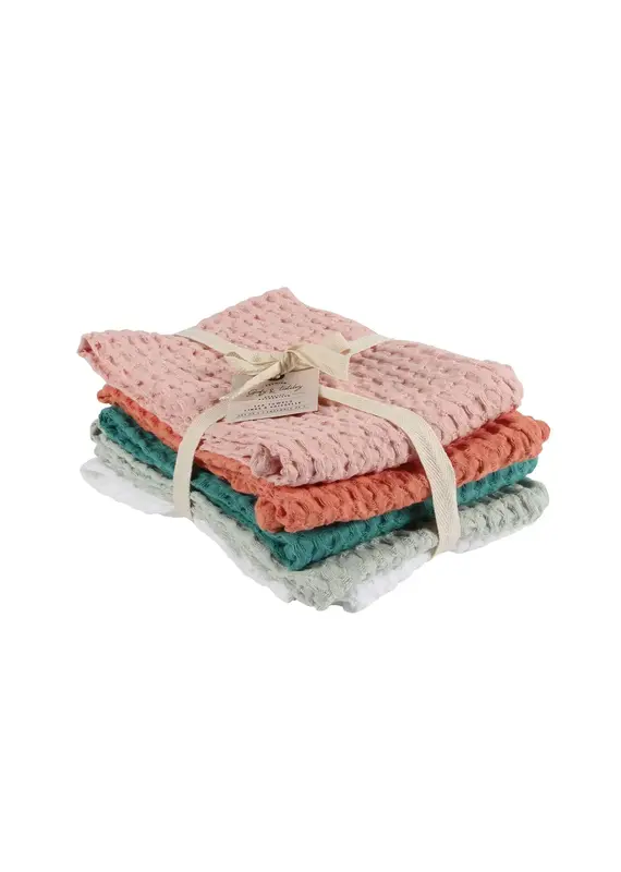 Harman Market Waffle Tea Towel Set Of 5
