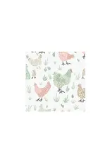 Harman Chickens Printed Cocktail Napkin 20Pk