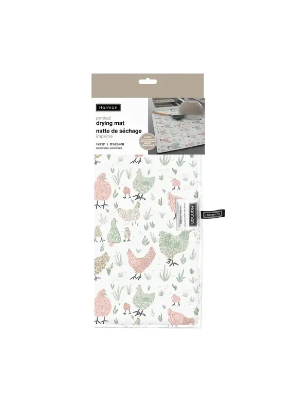 Harman Chickens Printed Drying Mat