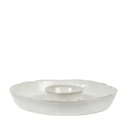 Harman Palermo Dip Serving Platter White-11 X 11 X 1.5