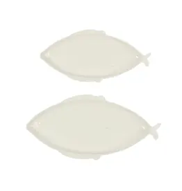 Harman Fish Serving Plate-White-L