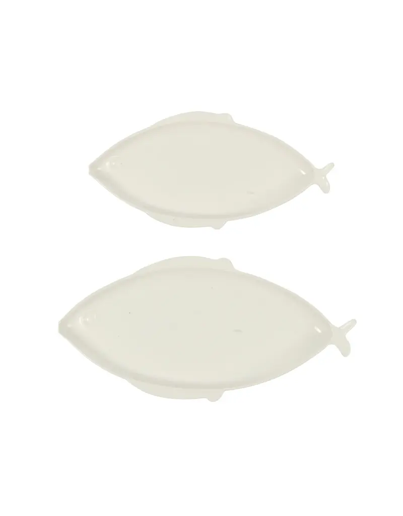 Harman Fish Serving Plate-White-L