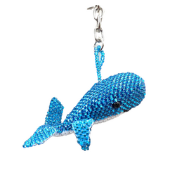 Tribal Roots Blue Whale Keychain