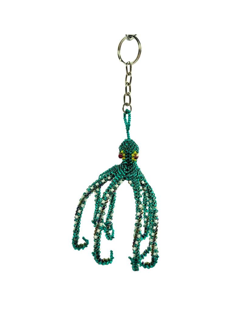 Tribal Roots Octopus Keychain