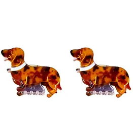 Shag Wear Dachshund Hair Claw-Set of 2
