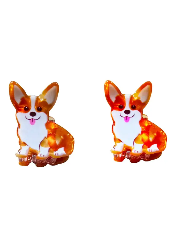 Shag Wear Corgi Hair Claw Set of 2