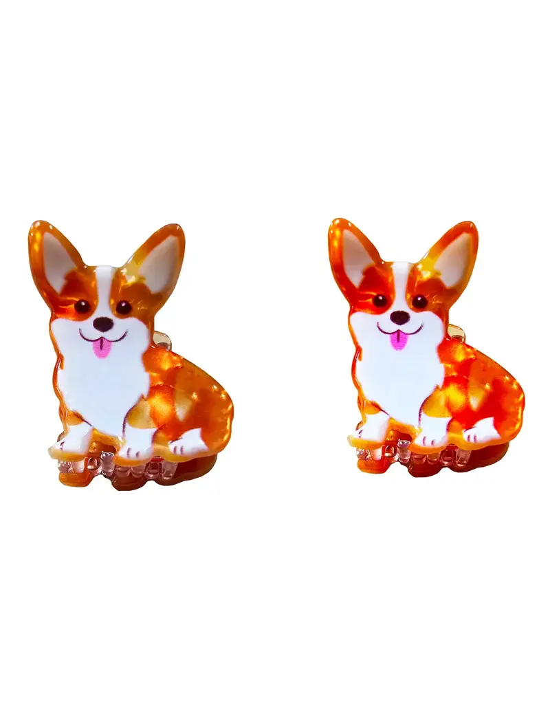 Shag Wear Corgi Hair Claw Set of 2