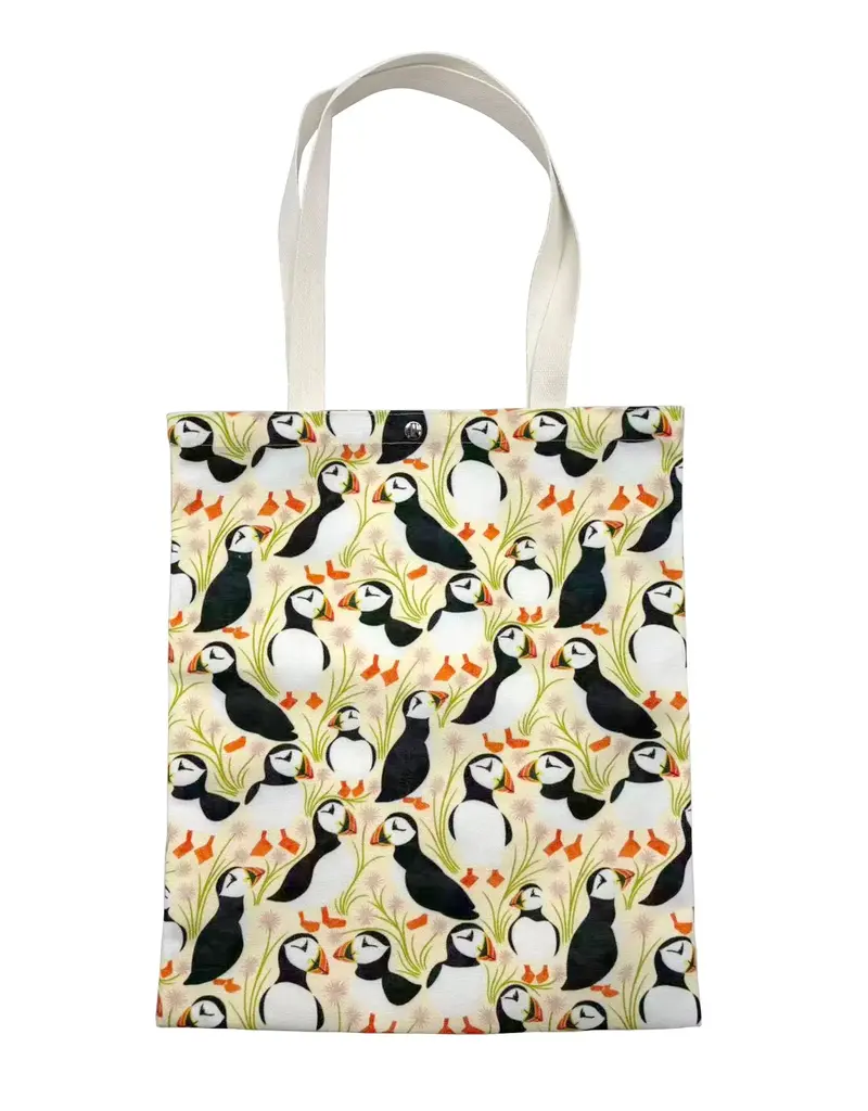 Shag Wear Puffins - Canvas Shopping Bag