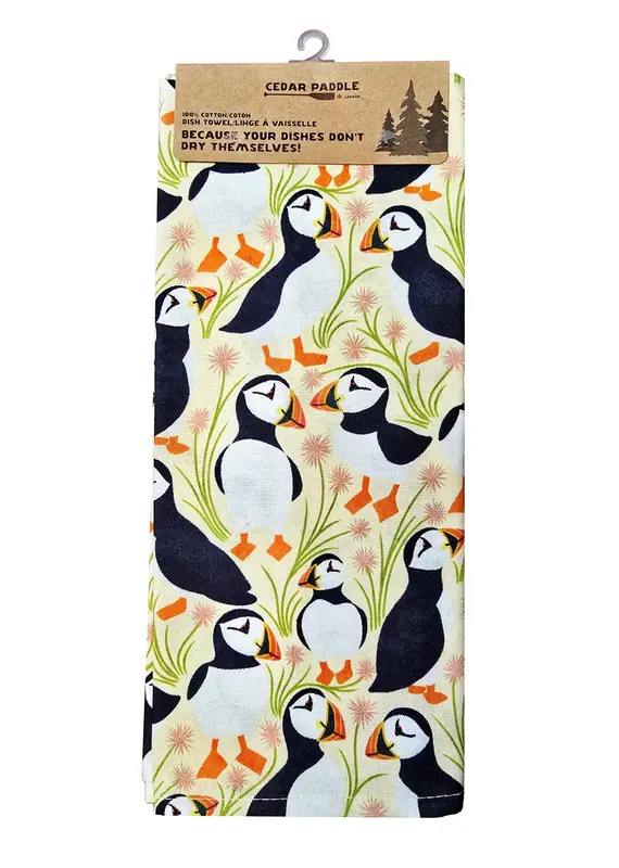 Shag Wear Puffin Tea Towel