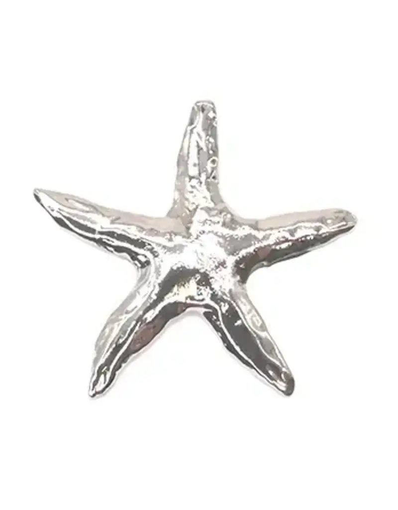 Shag Wear Starfish Brooch-Silver