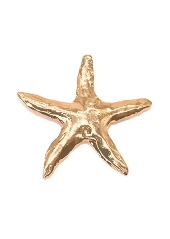 Shag Wear Starfish Brooch-Gold