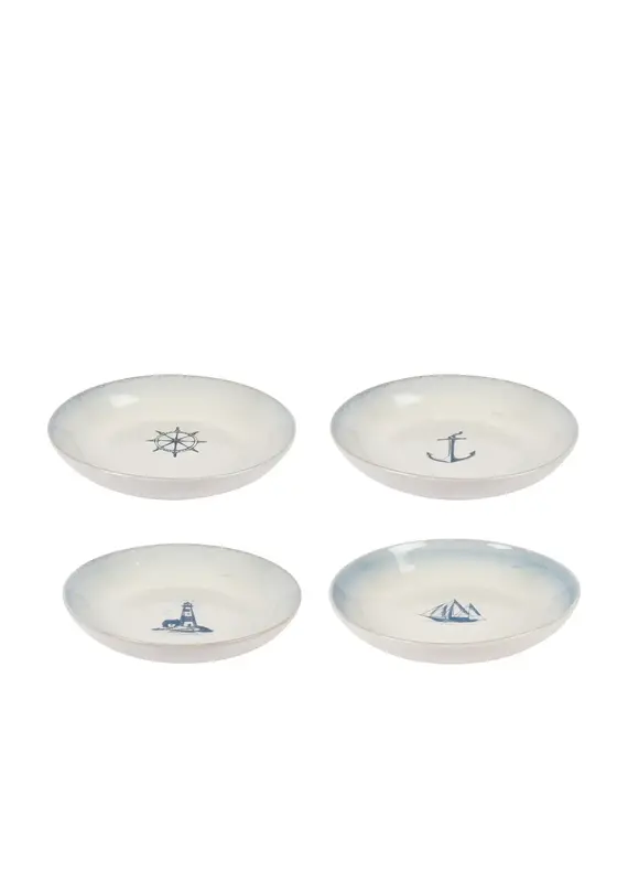 Harman Nautica Stoneware Low Bowl