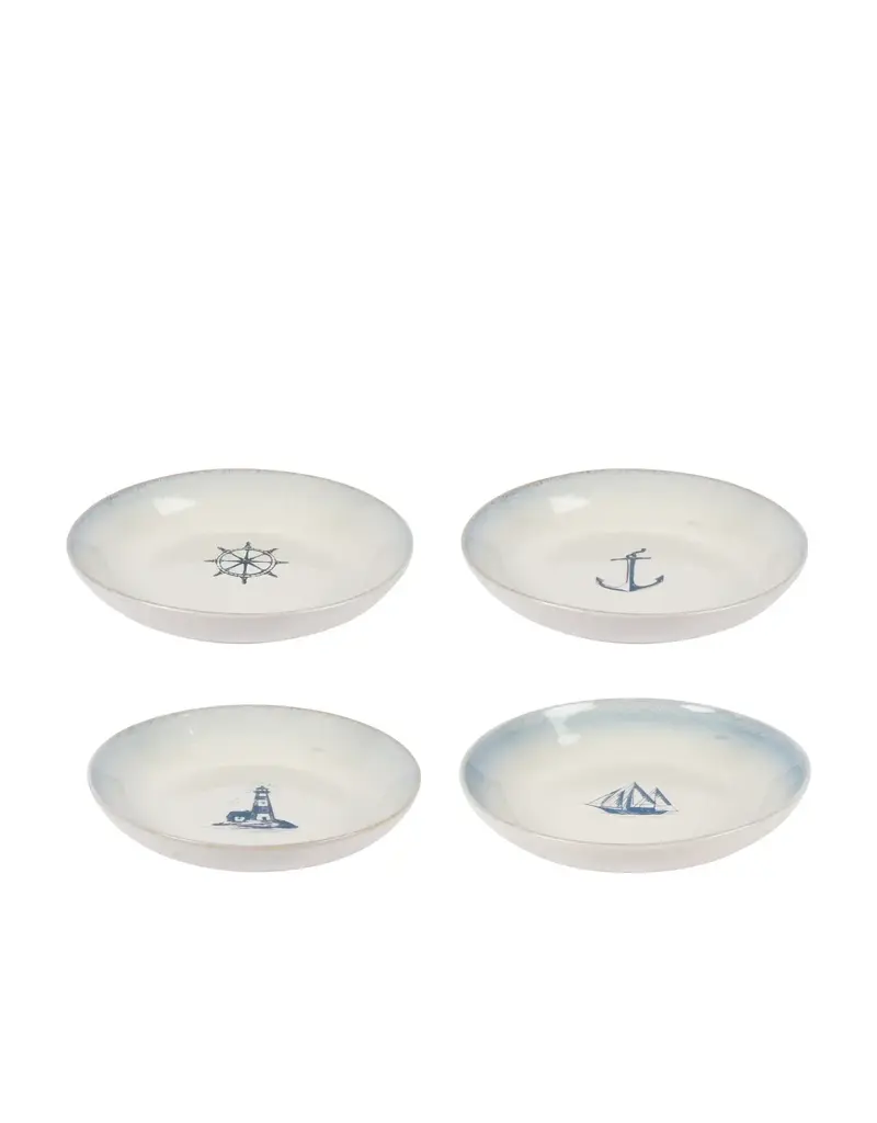 Harman Nautica Stoneware Low Bowl