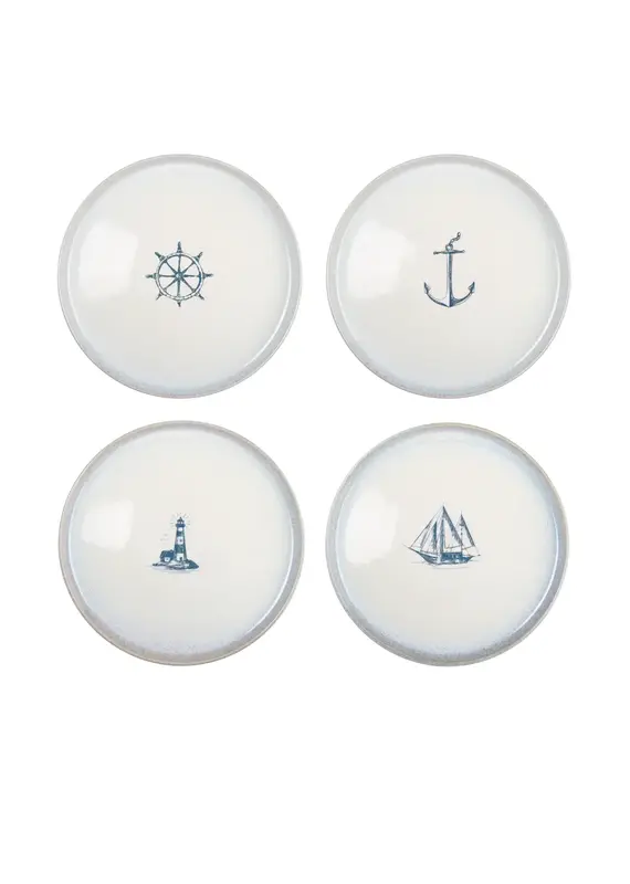Harman Nautica Stoneware Dinner Plate