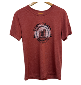 Attraction Cabot Tower-Unisex Tee-Heather Chili