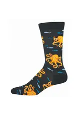 socksmith Octopuses Rule-Black-Men's/7-12.5