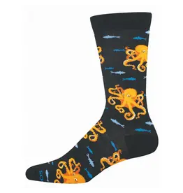 socksmith Octopuses Rule-Black-Men's/7-12.5