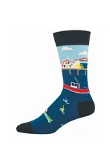Socksmith Canada Inc Pier Pressure-Blue-mens/7-12.5