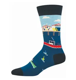 Socksmith Canada Inc Pier Pressure-Blue-mens/7-12.5