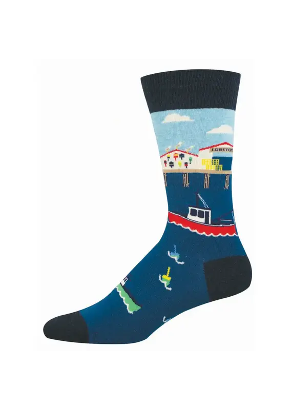 Socksmith Canada Inc Pier Pressure-Blue-mens/7-12.5
