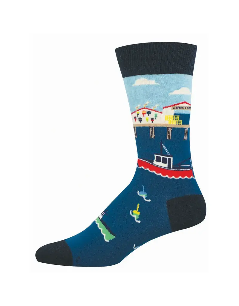 Socksmith Canada Inc Pier Pressure-Blue-mens/7-12.5