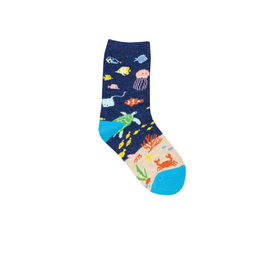 Socksmith Canada Inc Under The Sea-Navy
