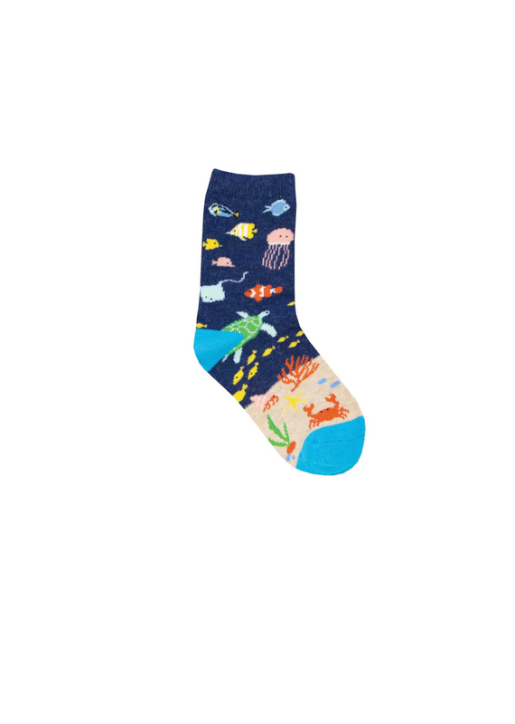 Socksmith Canada Inc Under The Sea-Navy