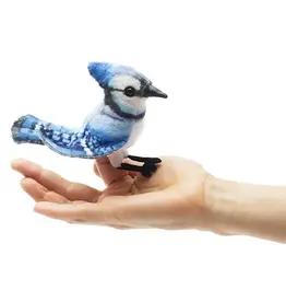 Folkmanis Puppets Mini Blue Jay Finger Puppet