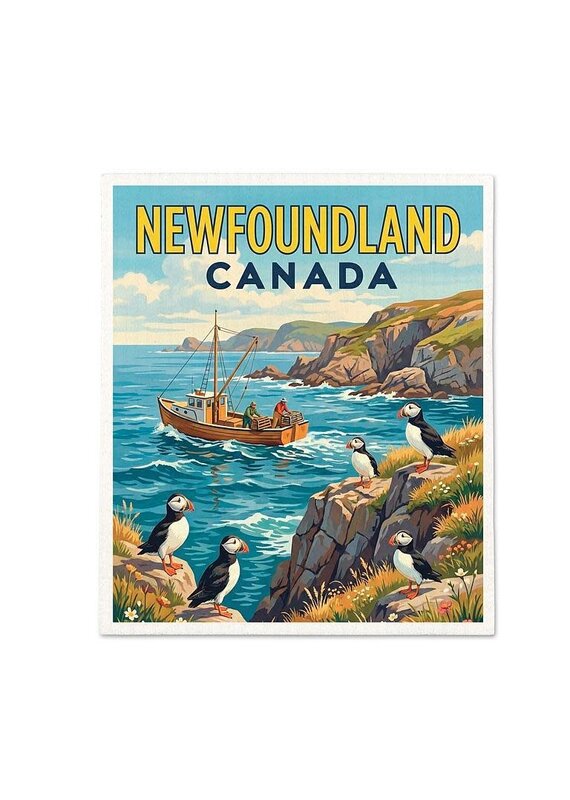 Abbott Scenic Newfoundland Dishcloth