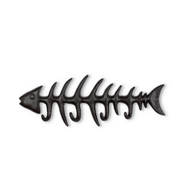 Abbott Small Fishbone Hook-Dark Brown-13.5"