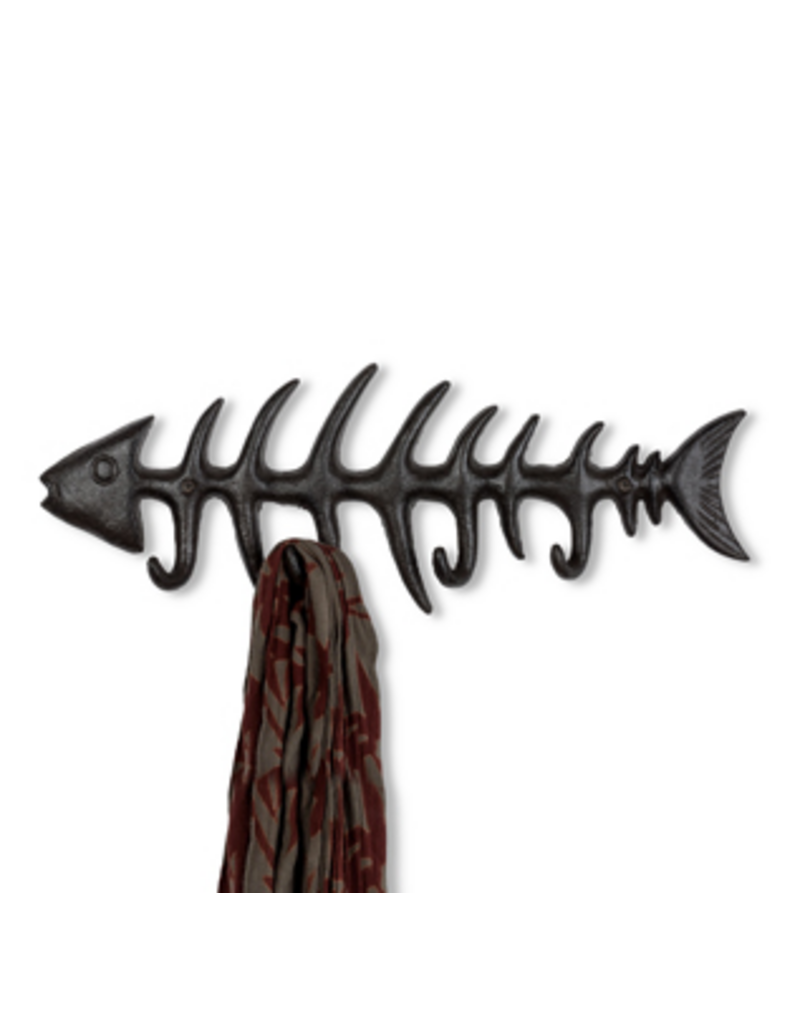 Abbott Small Fishbone Hook-Dark Brown-13.5"