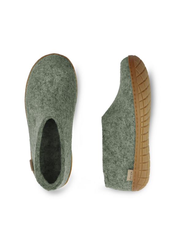 Glerups Glerups-Shoe-Natural Rubber-Moss