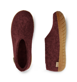 Glerups Glerups-Shoe-Natural Rubber-Beet