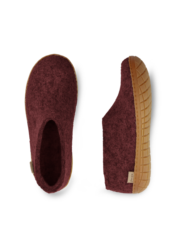 Glerups Glerups-Shoe-Natural Rubber-Beet