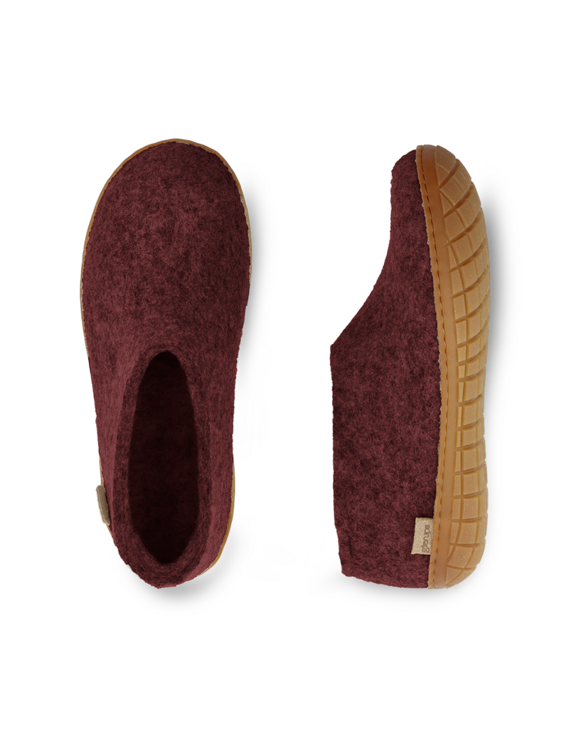 Glerups Glerups-Shoe-Natural Rubber-Beet