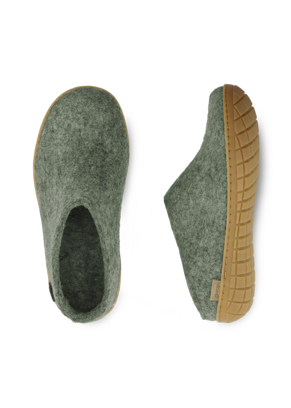 Glerups Glerups-Slip On-Natural Rubber-Moss