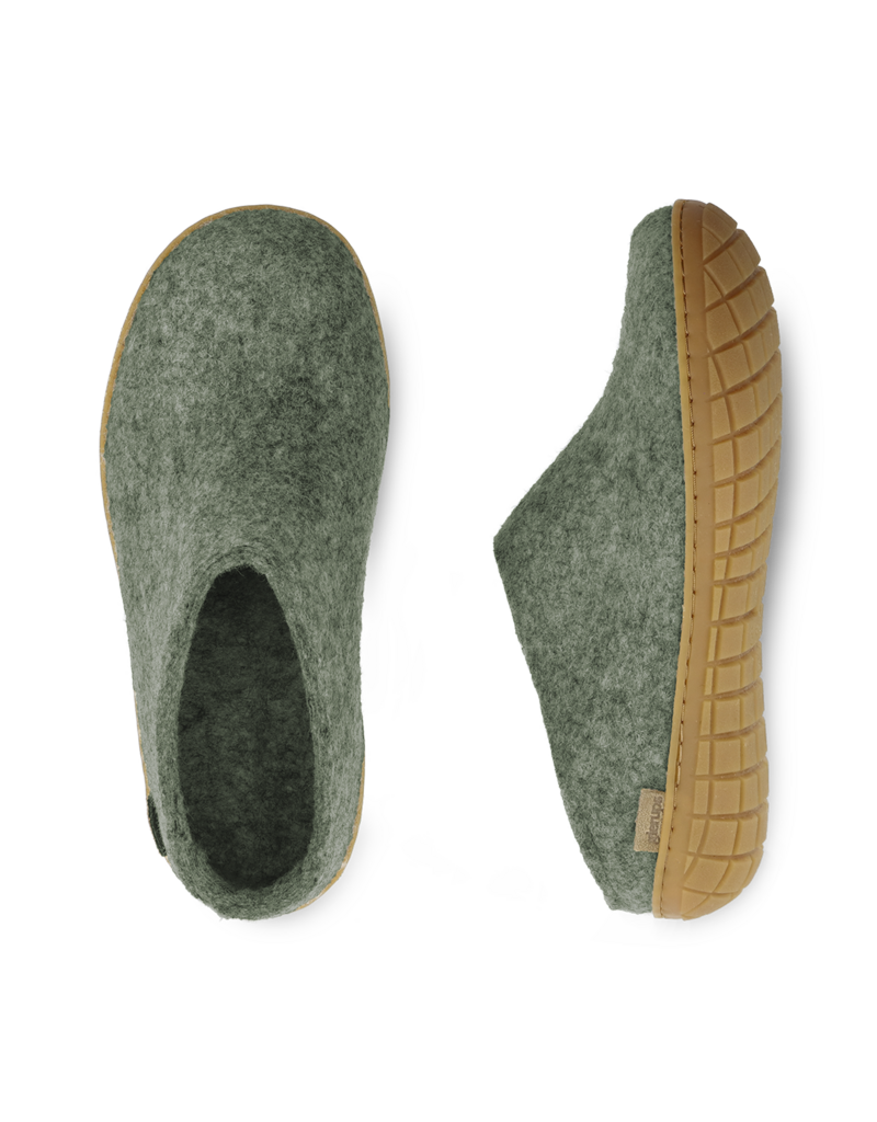 Glerups Glerups-Slip On-Natural Rubber-Moss