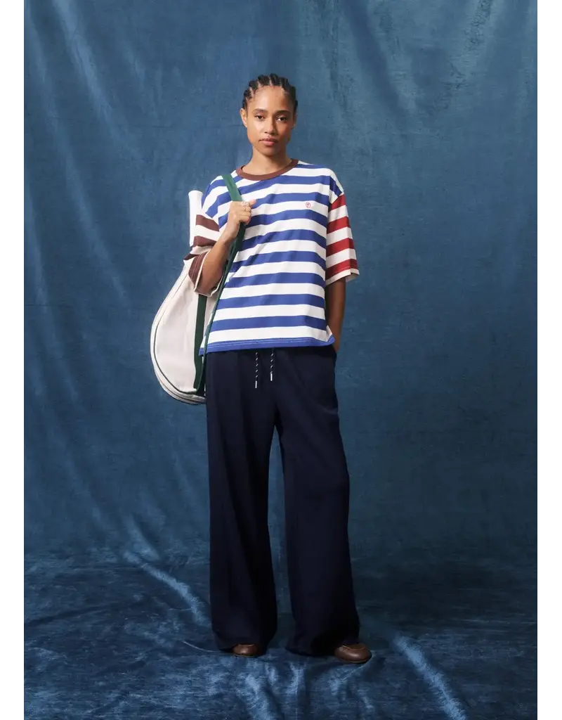 FRNCH Wells Pants-Marine Blue