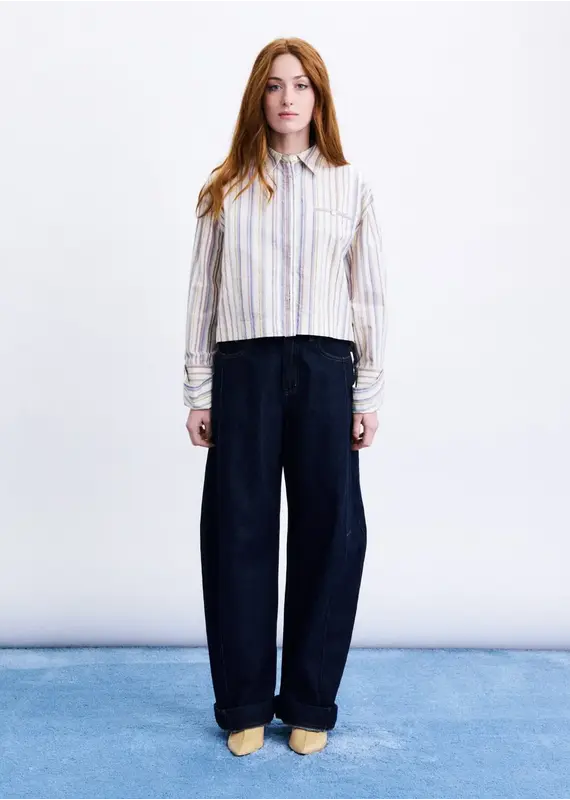 FRNCH Sokcho Shirt-Blue