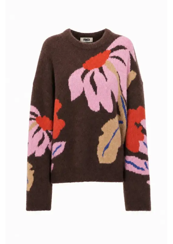 FRNCH Kumano Sweater-Chocolate