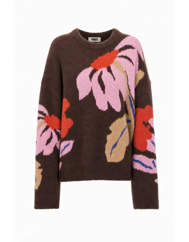 FRNCH Kumano Sweater-Chocolate
