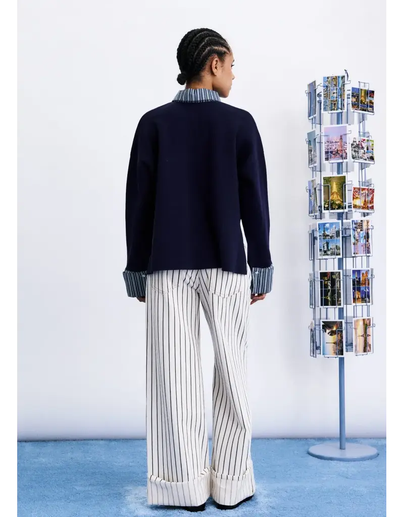 FRNCH Paju Sweater-Blue