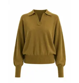 FRNCH Bath Sweater-Olive