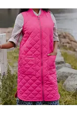 Mernini Mernini-Long Liner Vest-Fuchsia(Pre-Order)