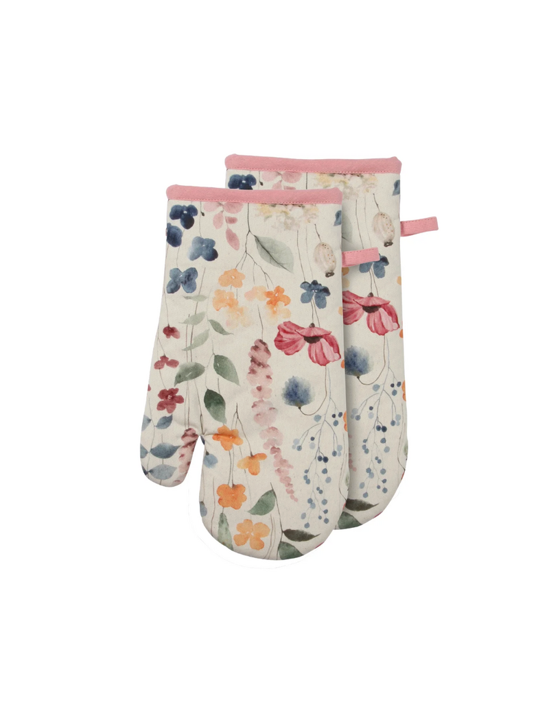 Harman Watercolor Garden Oven Mitt-Set Of 2