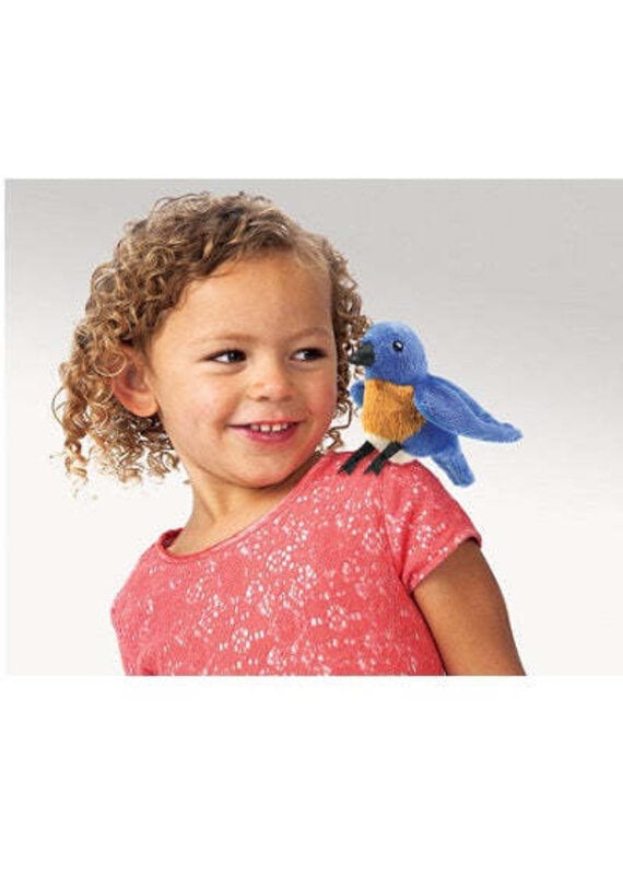 Folkmanis Puppets Mini Blue Bird