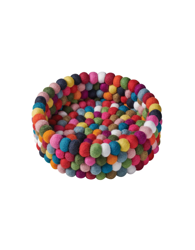 MODWOOL ModWool Felt Ball 9" Bowl-Multicolor