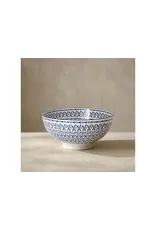 Kiri Porcelain Kiri Porcelain Bowl-Blue Stitch-22oz