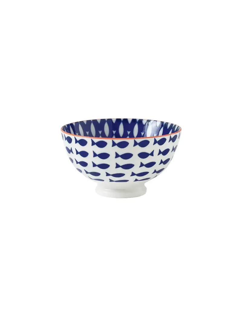Kiri Porcelain Kiri Porcelain Bowl - Fish-8oz